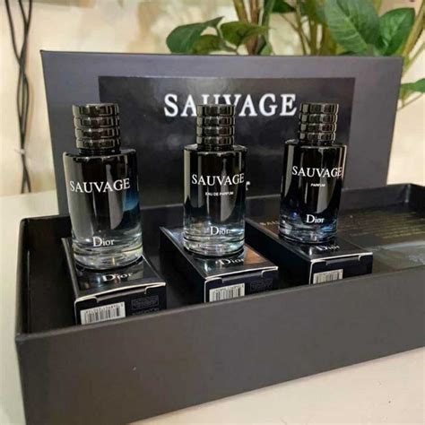 dior sauvage perfume set.